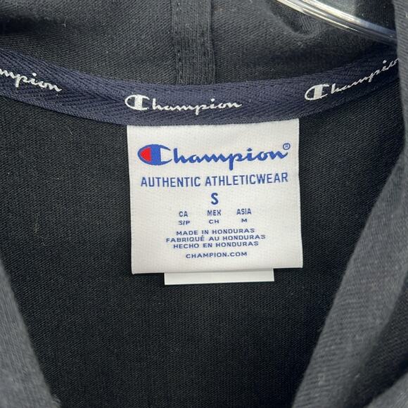 Champion Men's Long Sleeve lightweight hoodie - Black/White - Small - NWT - Picture 3 of 5